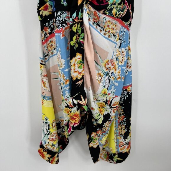 Soho Jeans NY & Co. Dress Asymmetrical Multimedia Mini Size Large - Picture 5 of 14